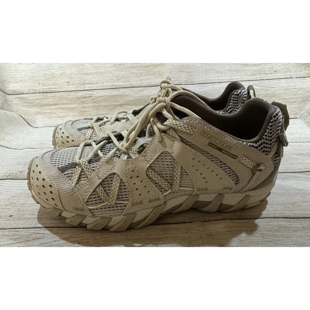 Womens Merrell Waterpro Maipo Champagne Shoes Hiking Outdoor Sz 9.5 Excellent